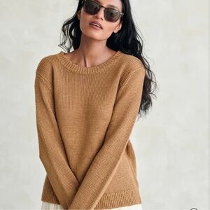 Jenni Kayne Linen Crew Neck Toast